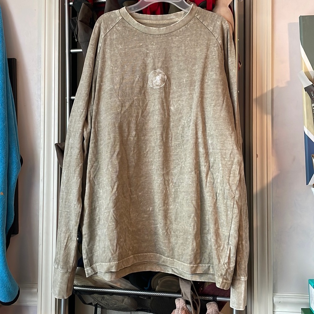 Acid Wash Long Sleeve Tee